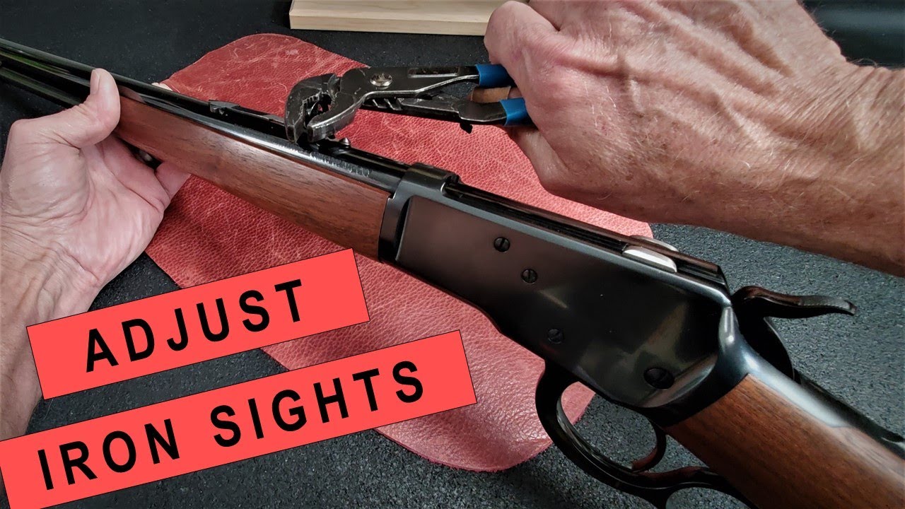 How to Sight in a 22 Rifle With Open Sights - hunterzonepro